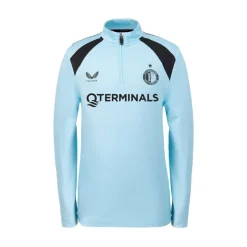 Castore Feyenoord Trainingstrui 1/4-Zip 2026-2027 Kids Lichtblauw Zwart