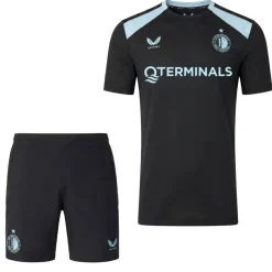 Castore Feyenoord Trainingsset 2026-2027 Kids Zwart Lichtblauw