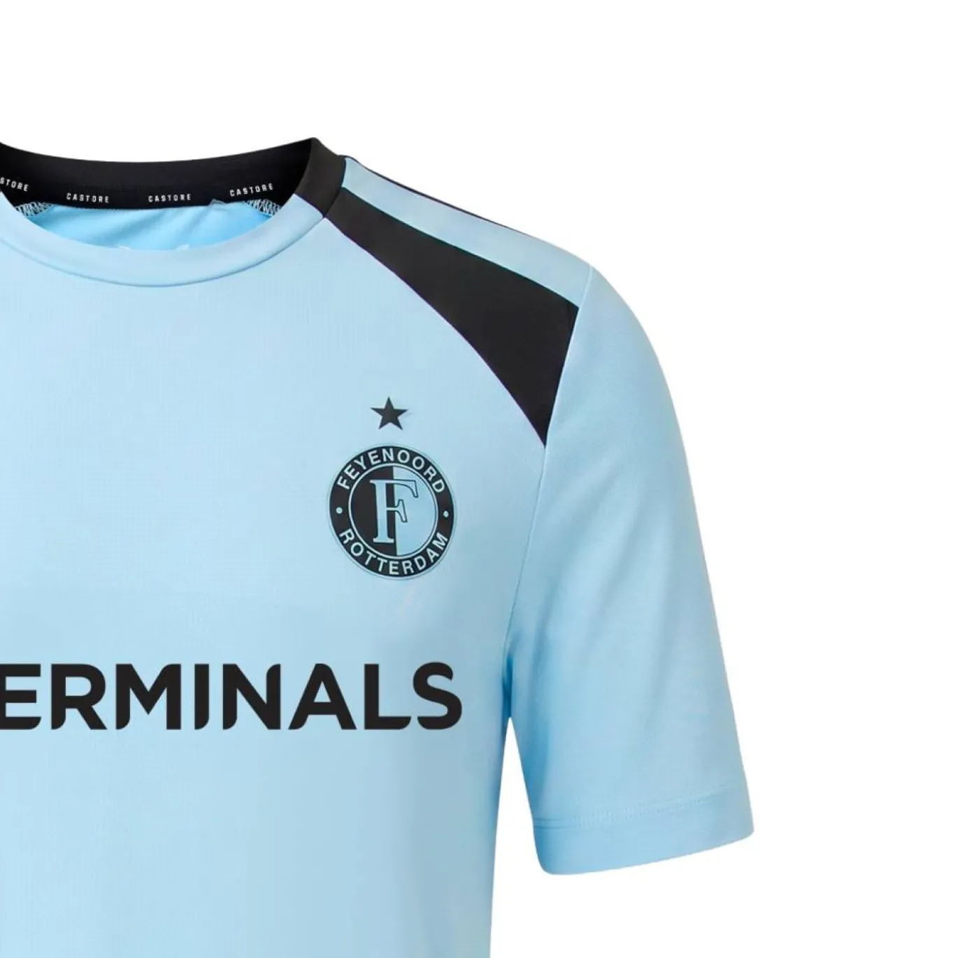 Castore Feyenoord Trainingsset 2026-2027 Kids Lichtblauw Zwart