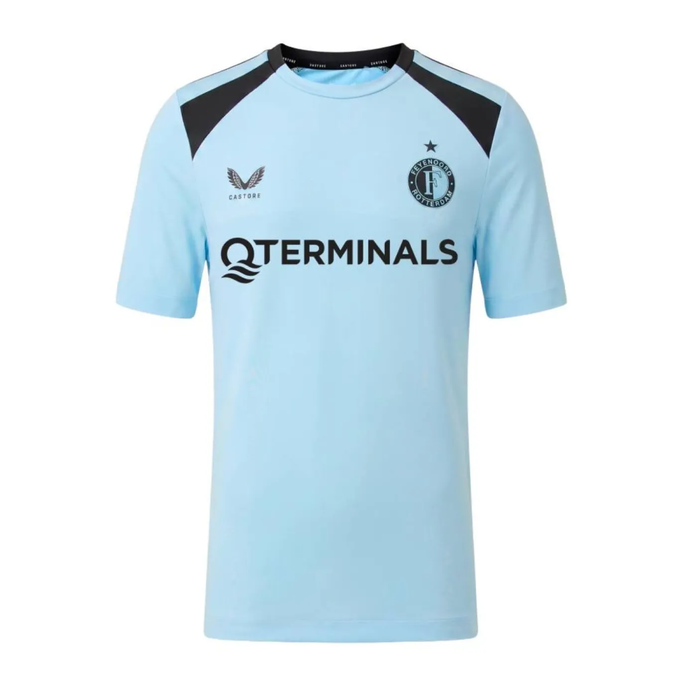 Castore Feyenoord Trainingsset 2026-2027 Kids Lichtblauw Zwart