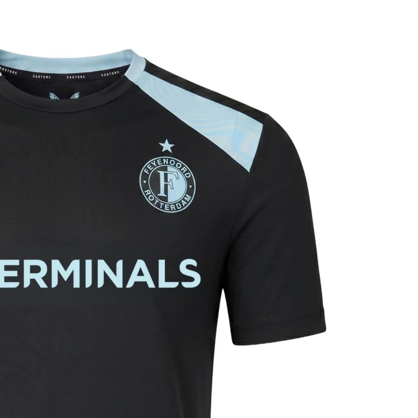 Castore Feyenoord Trainingsset 2026-2027 Zwart Lichtblauw