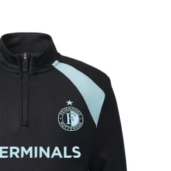 Castore Feyenoord Trainingspak 1/4-Zip 2026-2027 Kids Zwart Lichtblauw