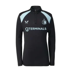 Castore Feyenoord Trainingspak 1/4-Zip 2026-2027 Zwart Lichtblauw
