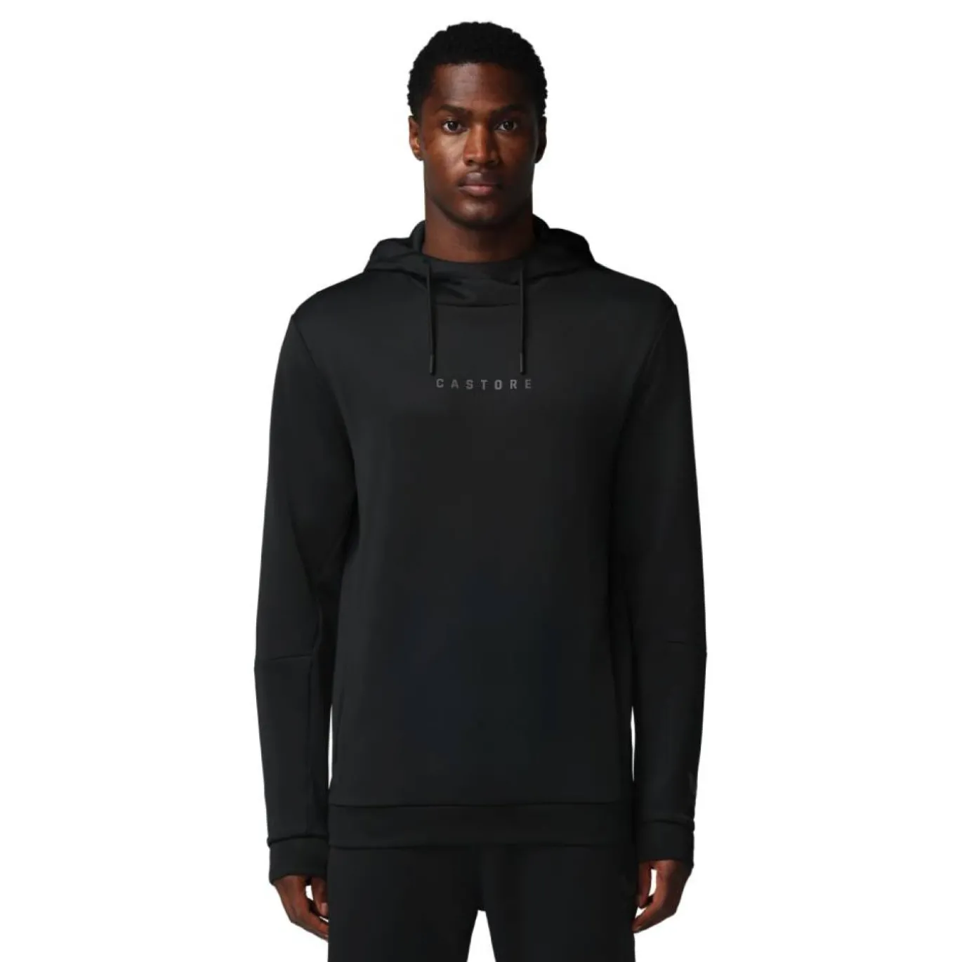 Castore Flex Lifestyle Hoodie Zwart Donkergrijs
