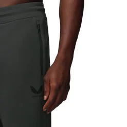 Castore Flex Lifestyle Joggingpak Hooded Donkergrijs Zwart