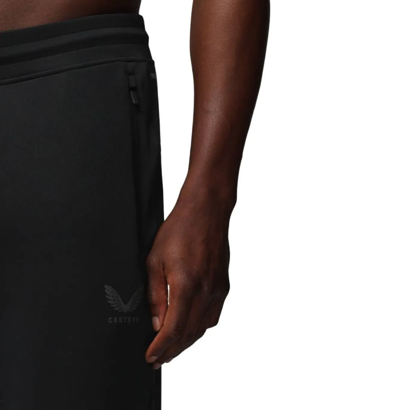 Castore Flex Lifestyle Joggingbroek Zwart Donkergrijs