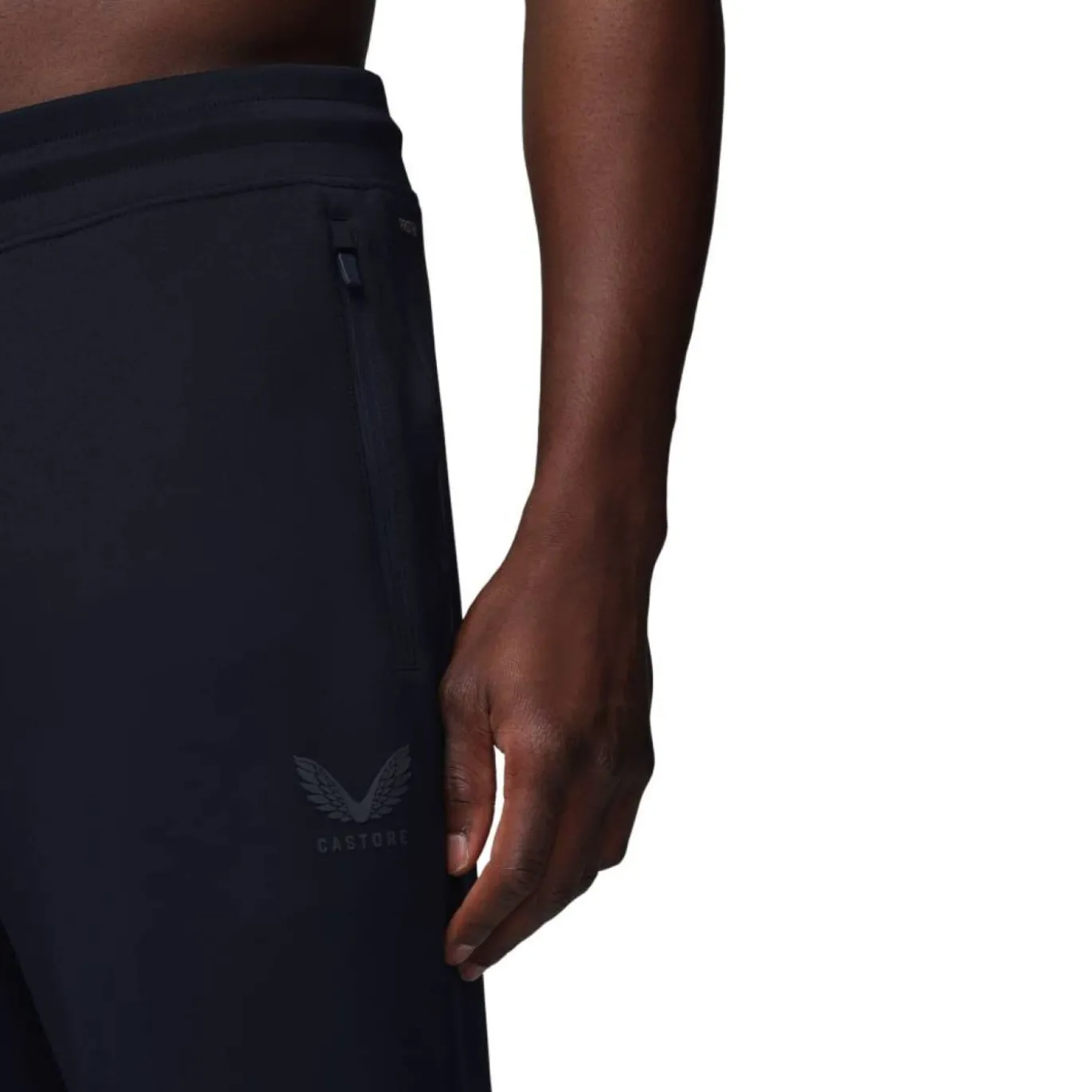Castore Flex Lifestyle Joggingpak Hooded Donkerblauw Grijsblauw