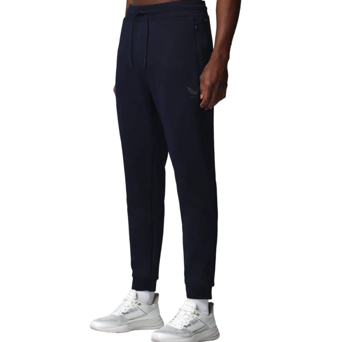 Castore Flex Lifestyle Joggingpak Hooded Donkerblauw Grijsblauw