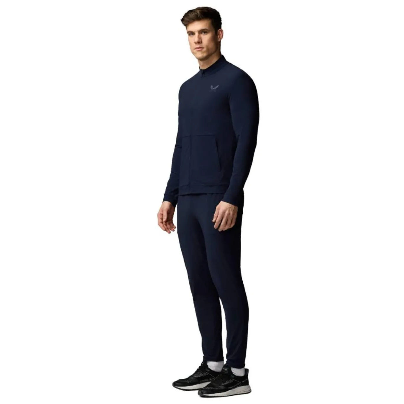 Castore Flex Lifestyle Trainingspak Full-Zip Donkerblauw Grijs