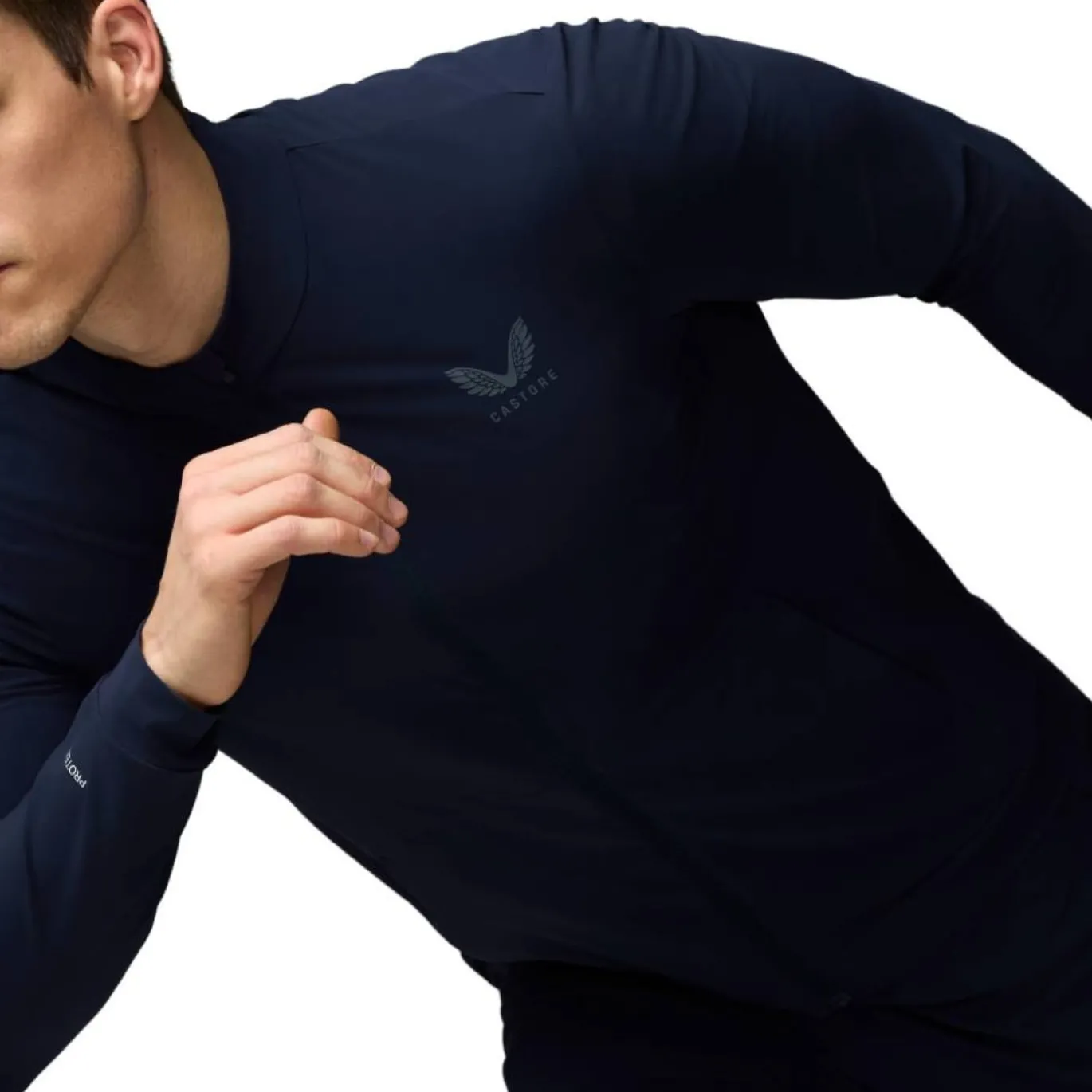 Castore Flex Lifestyle Trainingspak Full-Zip Donkerblauw Grijs