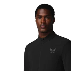 Castore Flex Lifestyle Trainingspak Full-Zip Zwart Donkergrijs