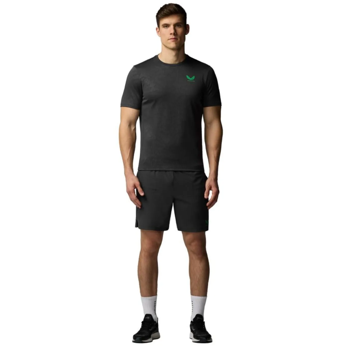 Castore Performance Trainingsset Donkergrijs Groen