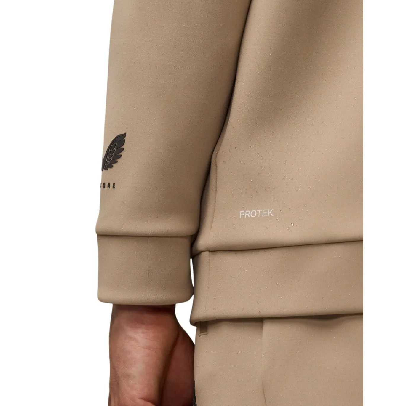 Castore Scuba Hoodie Beige Zwart