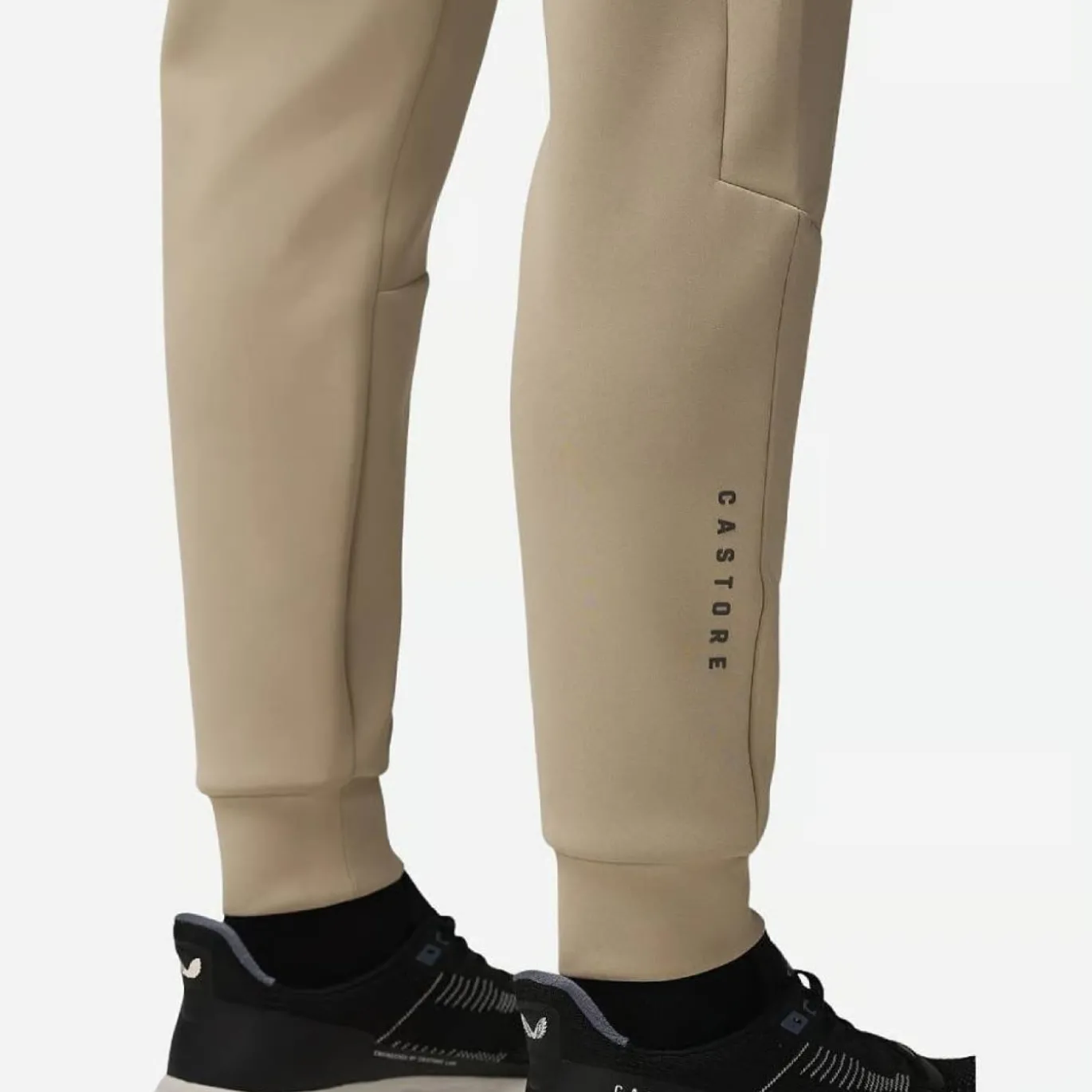 Castore Scuba Joggingbroek Beige Zwart