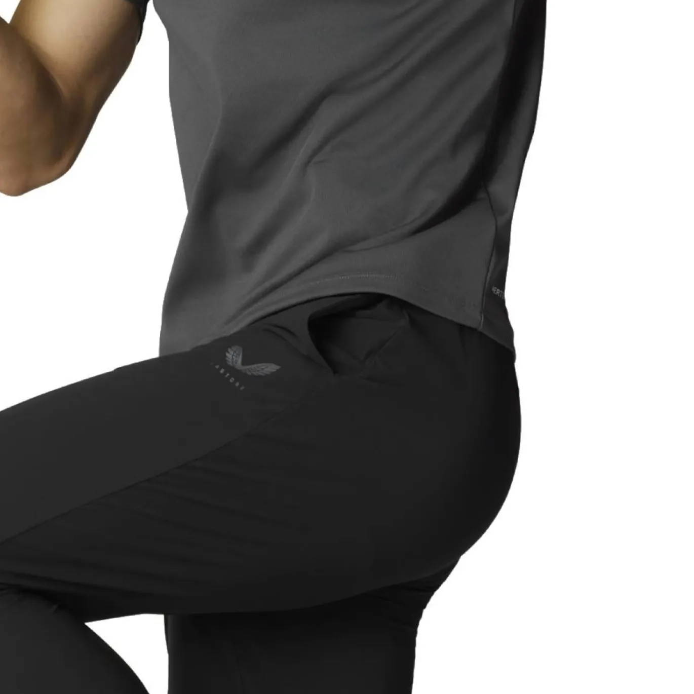 Castore Tech Trainingsbroek Zwart Donkergrijs