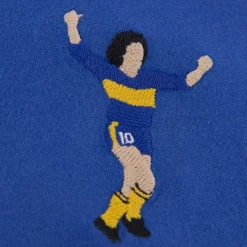 COPA Maradona X Boca Embroidery T-Shirt Blauw