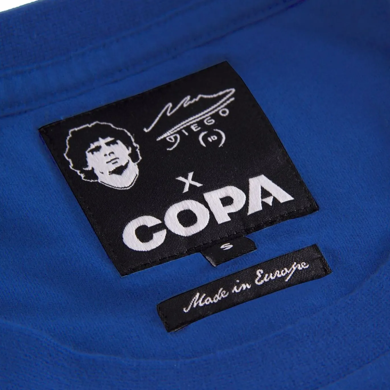 COPA Maradona X Boca Embroidery T-Shirt Blauw