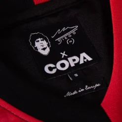 COPA Maradona x Newell´s Old Boys 1993 Retro Voetbalshirt Zwart Rood