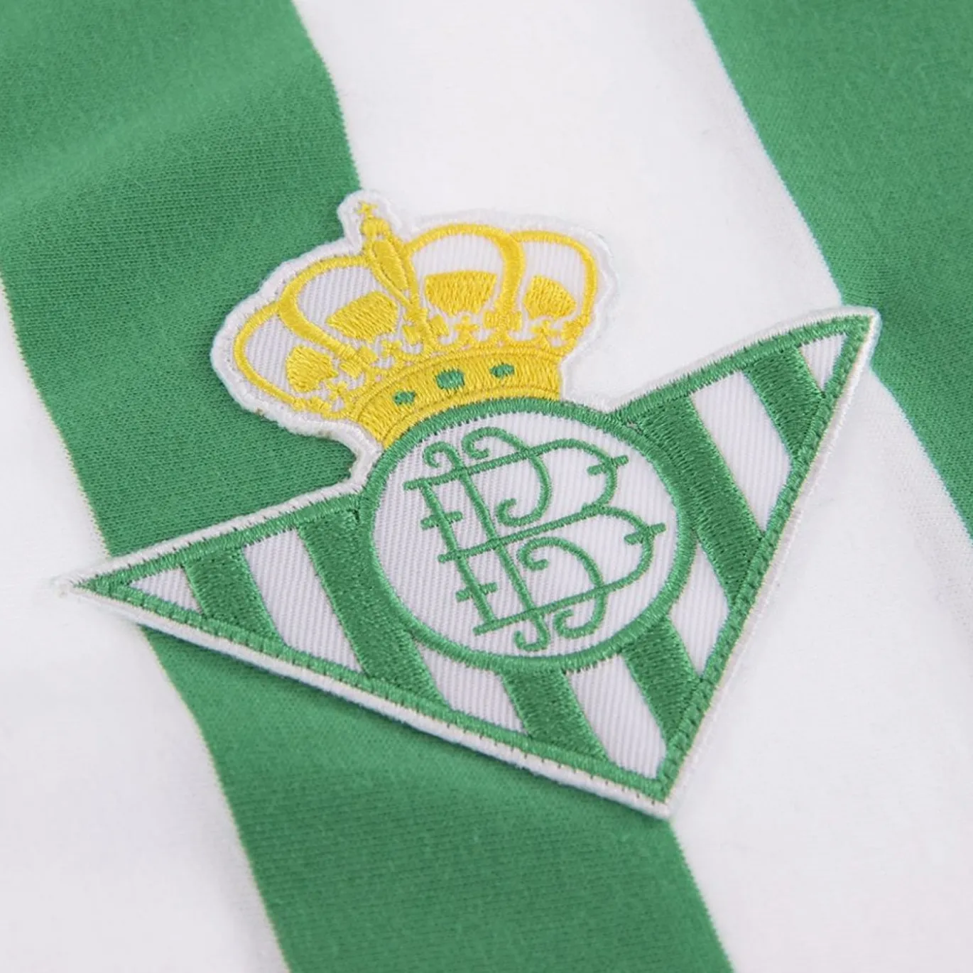 COPA Real Betis 1976-77 Retro Voetbalshirt Groen Wit
