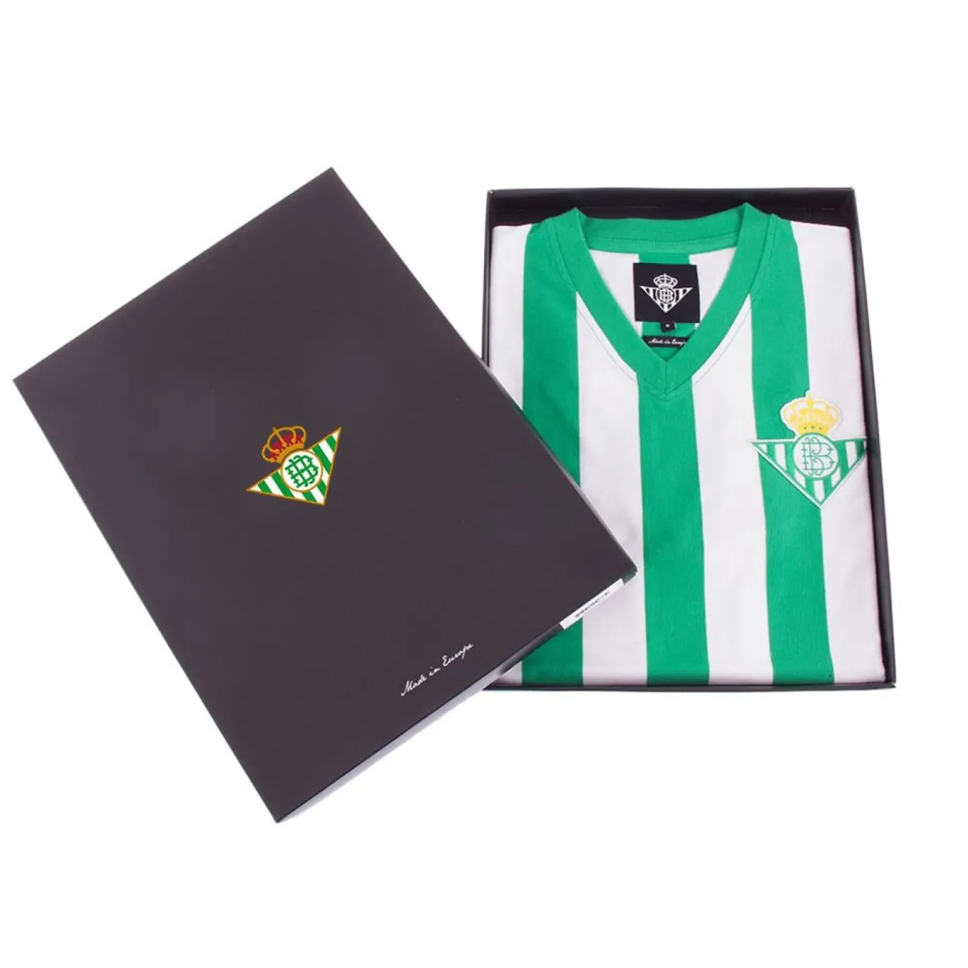 COPA Real Betis 1976-77 Retro Voetbalshirt Groen Wit