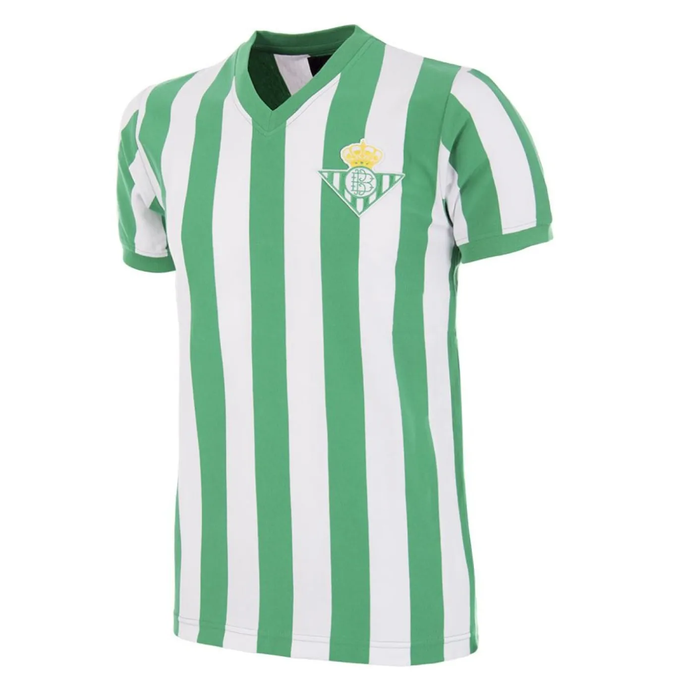 COPA Real Betis 1976-77 Retro Voetbalshirt Groen Wit