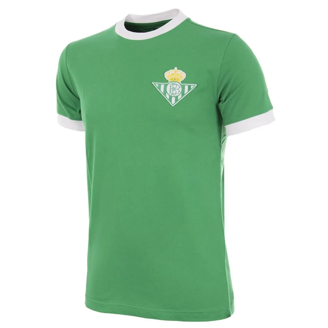 COPA Real Betis 1970's Away Retro Voetbalshirt Groen Wit