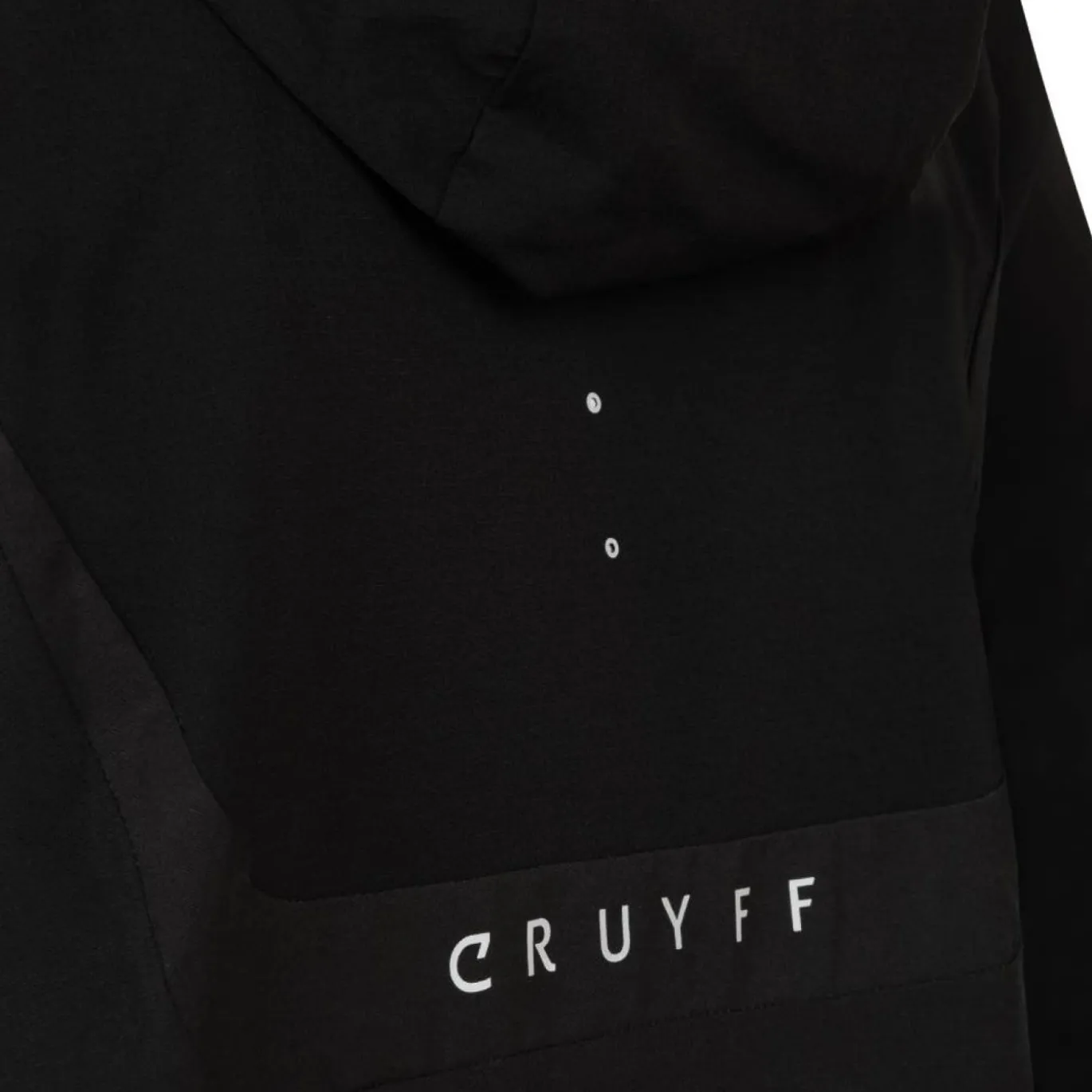 Cruyff Agate Hooded Trainingsjack Zwart