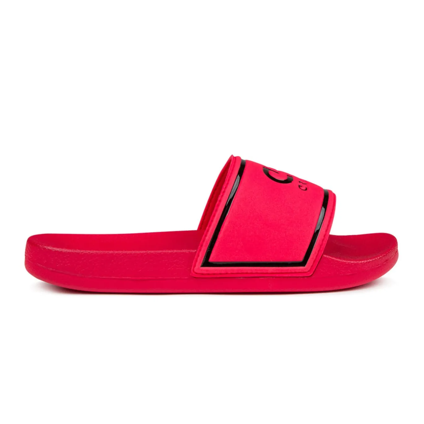 Cruyff Agua Copa Slippers Rood Zwart