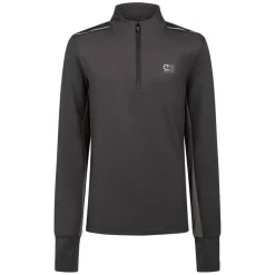 Cruyff Ametrine Trainingstrui 1/4-Zip Kids Donkergrijs