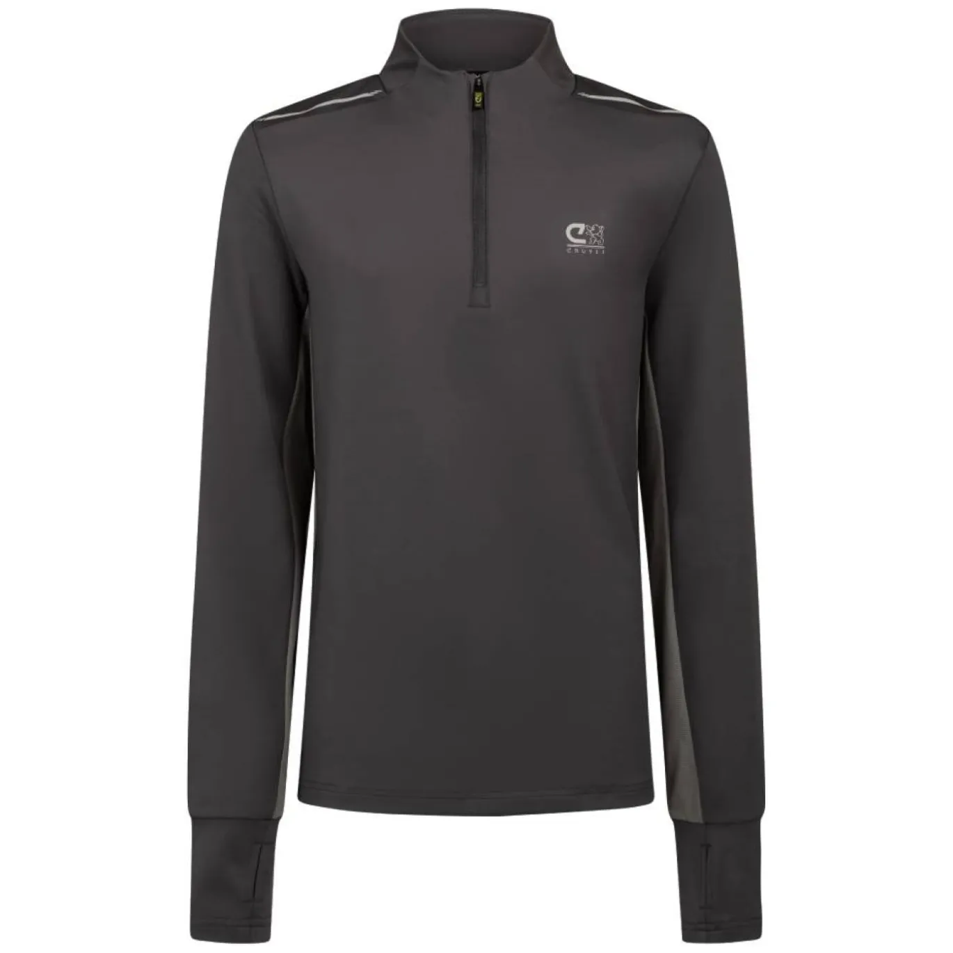 Cruyff Ametrine Trainingstrui 1/4-Zip Kids Donkergrijs