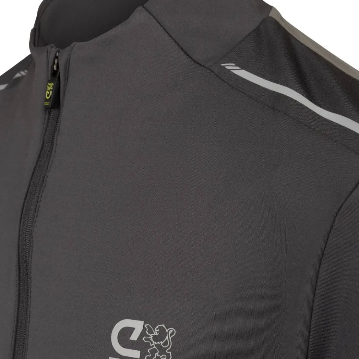 Cruyff Ametrine Trainingstrui 1/4-Zip Kids Donkergrijs