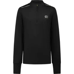 Cruyff Ametrine Trainingstrui 1/4-Zip Kids Zwart