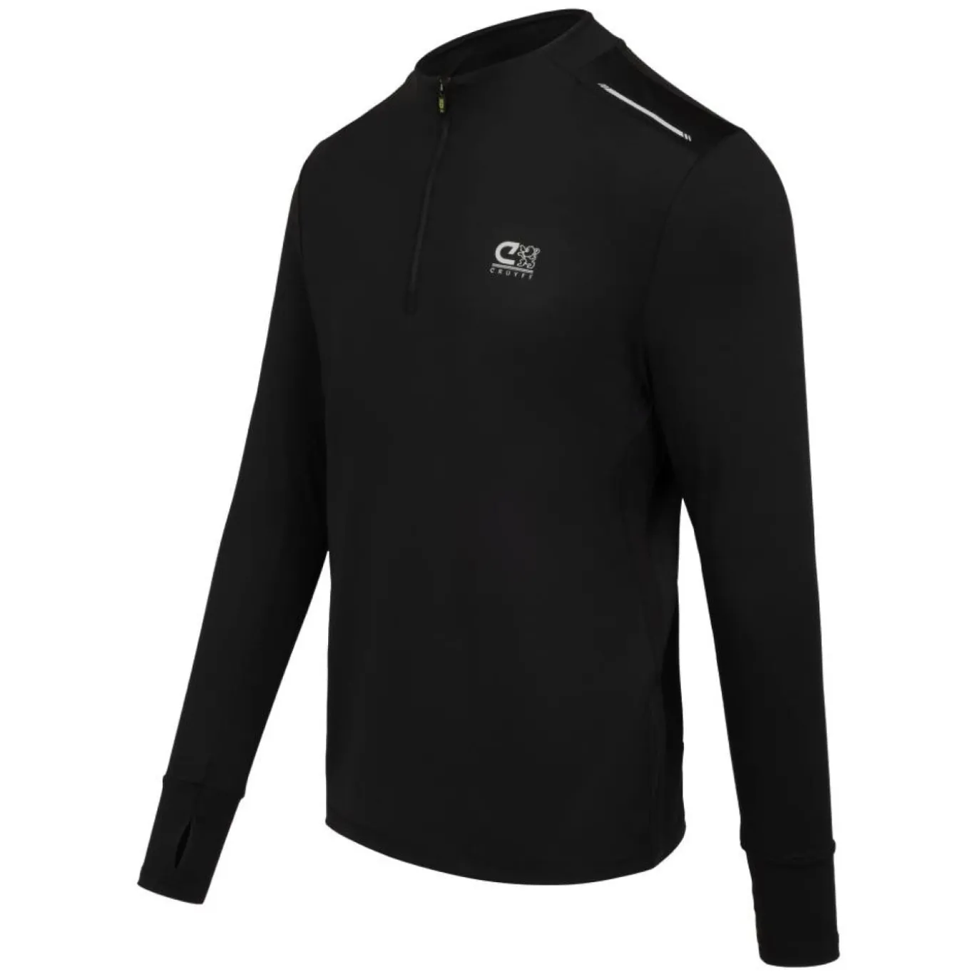 Cruyff Ametrine Trainingstrui 1/4-Zip Zwart