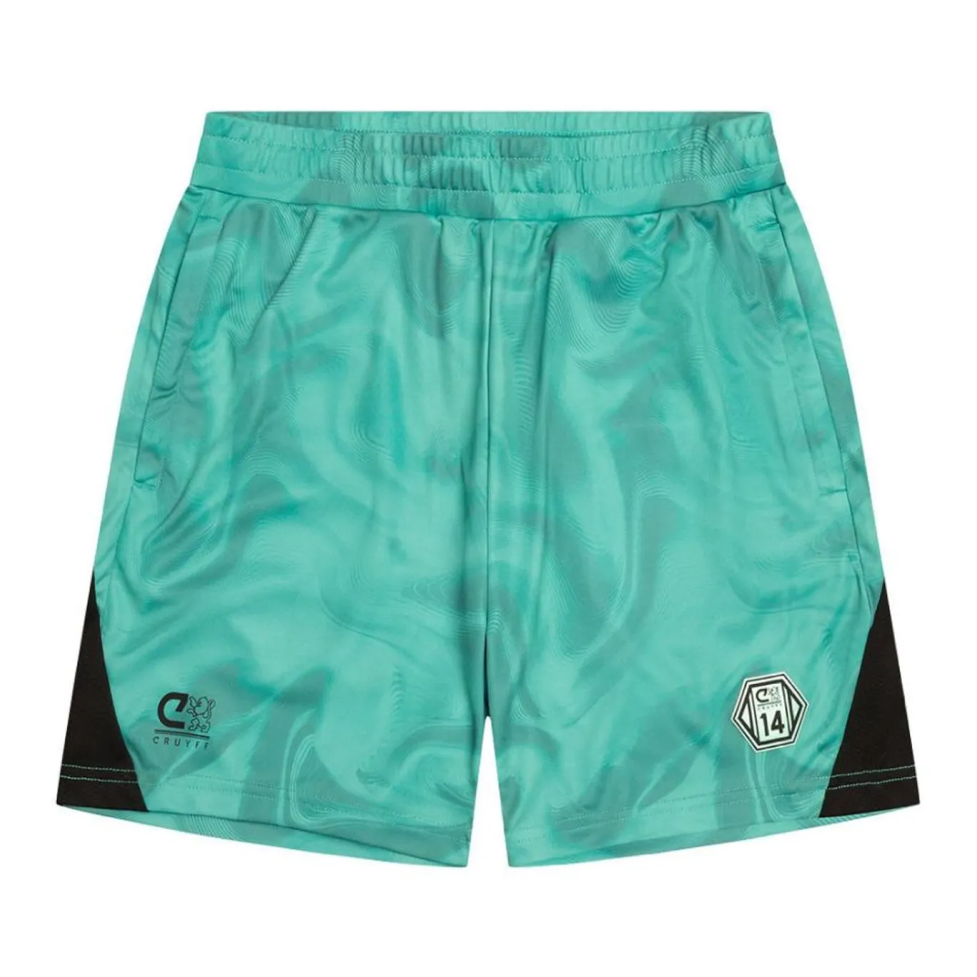 Cruyff Defense Broekje Kids Turquoise Zwart