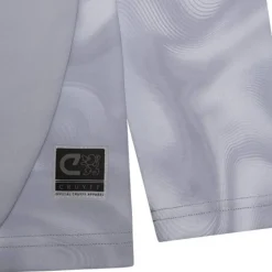 Cruyff Defense Trainingspak 1/4-Zip Kids Lichtgrijs Zwart Lichtblauw