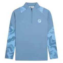 Cruyff Defense Trainingspak 1/4-Zip Kids Blauw Lichtblauw