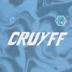Cruyff Defense T-Shirt Kids Blauw Lichtblauw