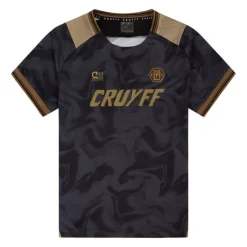 Cruyff Defense T-Shirt Kids Zwart Goud
