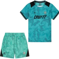 Cruyff Defense Zomerset Kids Turquoise Zwart