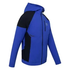 Cruyff Elite Trainingspak Full-Zip Blauw Zwart Zilver