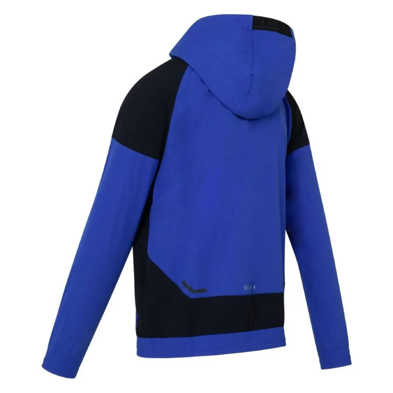 Cruyff Elite Trainingspak Full-Zip Blauw Zwart Zilver