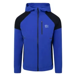 Cruyff Elite Trainingspak Full-Zip Blauw Zwart Zilver