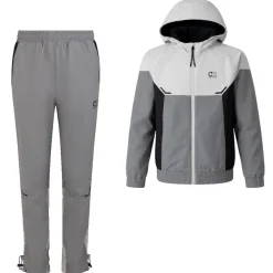 Cruyff Elite 2.0 Trainingspak Kids Grijs Lichtgrijs Zwart