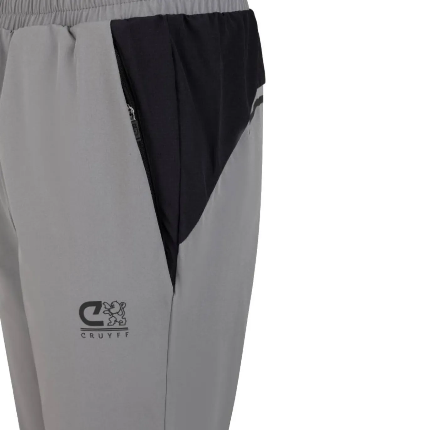 Cruyff Elite 2.0 Trainingspak Kids Grijs Lichtgrijs Zwart