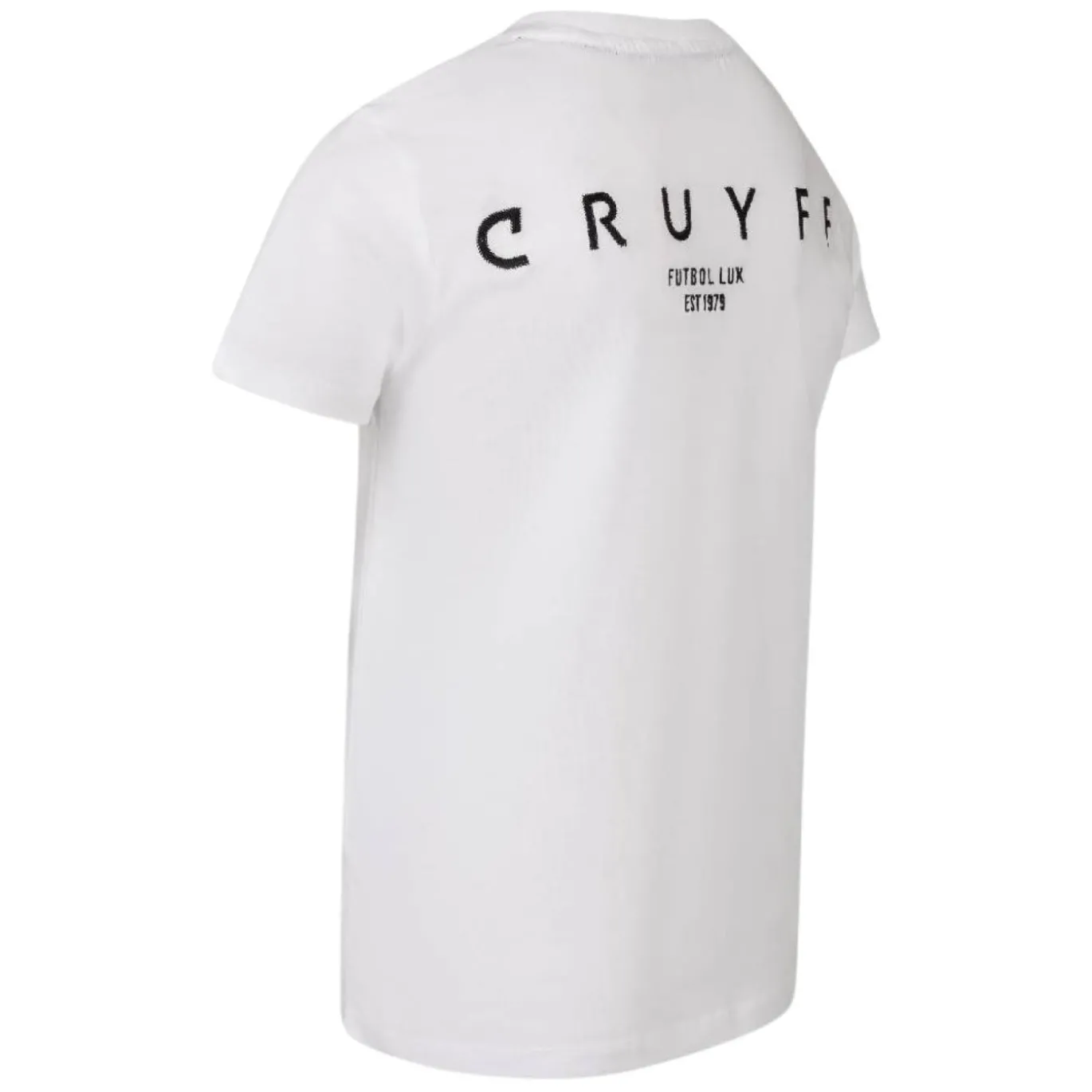 Cruyff Energized T-Shirt Kids Wit Zwart