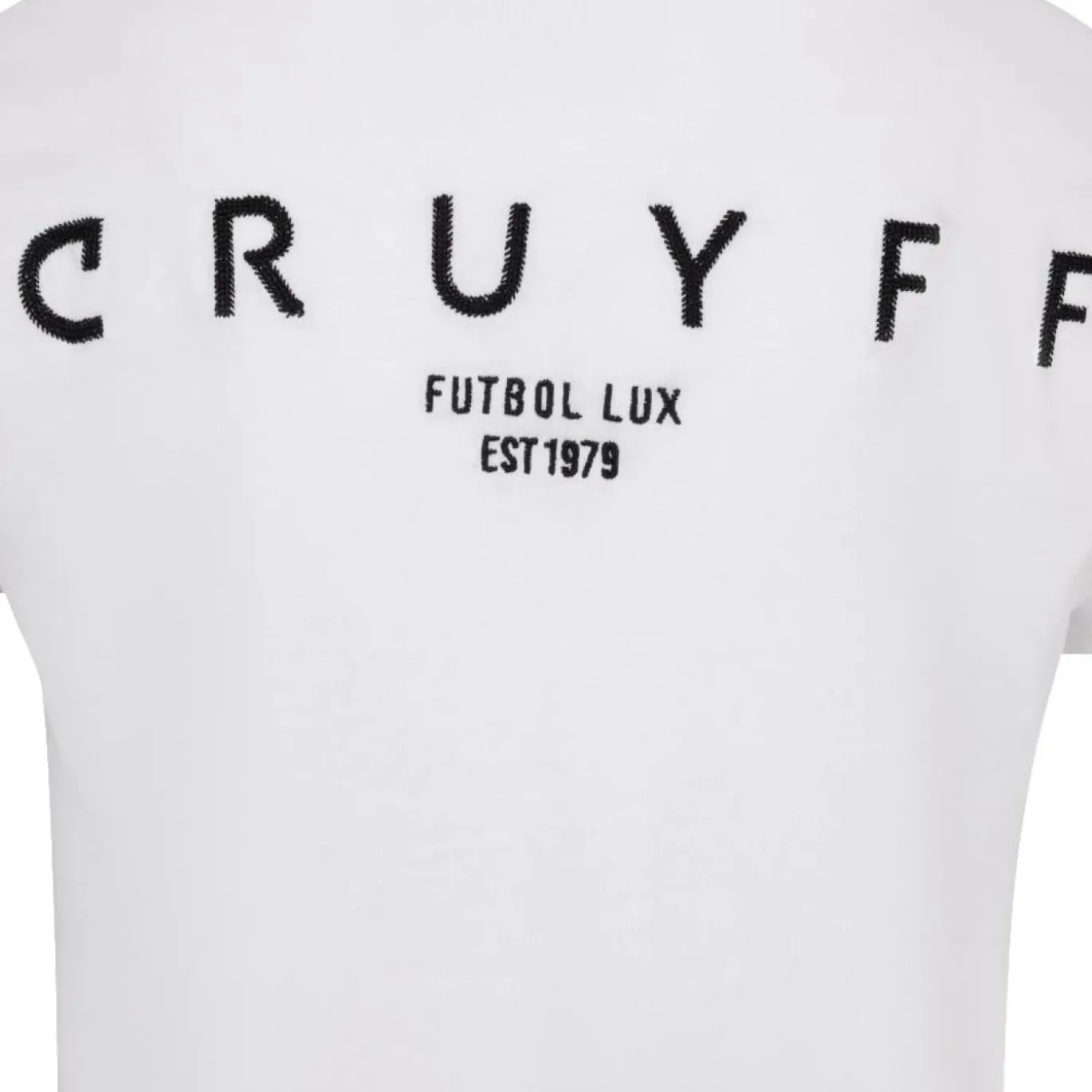 Cruyff Energized T-Shirt Kids Wit Zwart