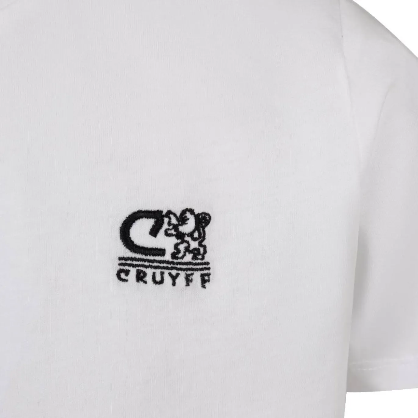 Cruyff Energized T-Shirt Kids Wit Zwart