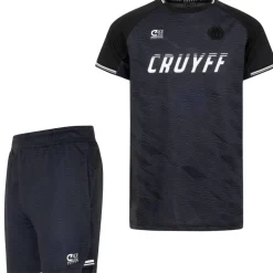 Cruyff Icon Trainingsset Zwart Grijs Wit