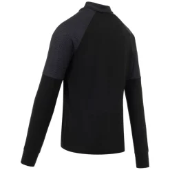 Cruyff Icon Trainingstrui 1/4-Zip Zwart Donkergrijs Goud