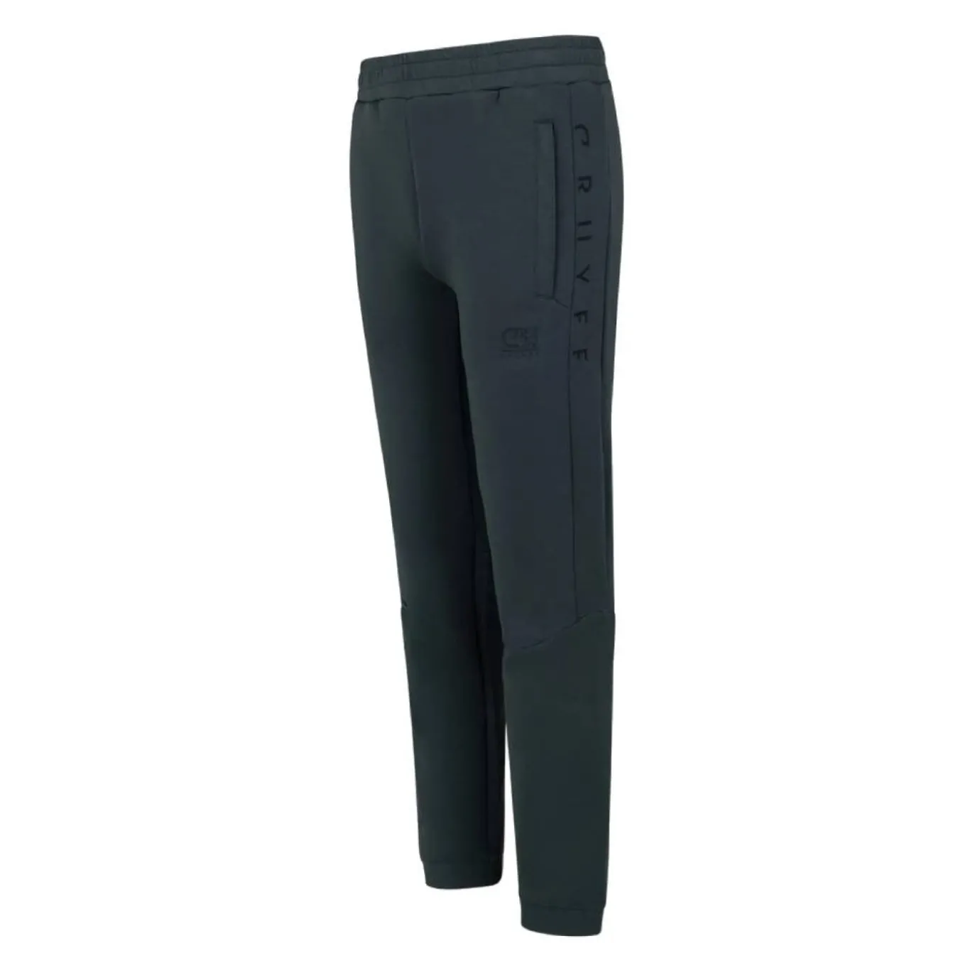 Cruyff Ignite Tape Trainingsbroek Kids Donkergroen Zwart